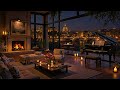 Italian Night Jazz Cozy Apartment In Rome With Soft Jazz Saxophone Music For Relaxing Sleeping
