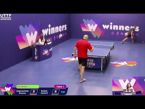 WINners CUP table 1  27.11 Zaporozhets Roman - Batiuk Dmitrii     18:30