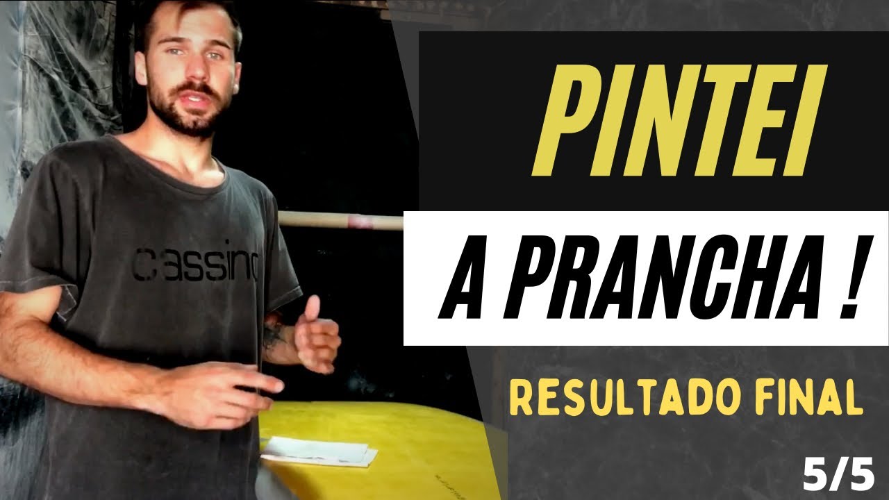 Restauração de uma prancha completamente destruida - Video 5/5