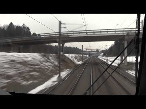 SBB Intercity cab ride from Bern to Basel