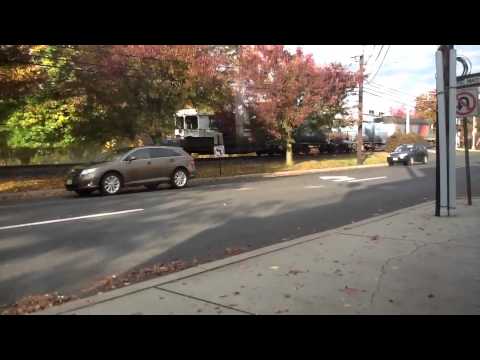 RARE freight train 4138 passing by karate place