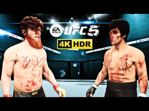 Bruce Lee vs Shara Bullet – The Dragon vs The Sniper! 🔥🐉🎯 (EA SPORTS UFC 5) (4K HDR) MR. JOJO