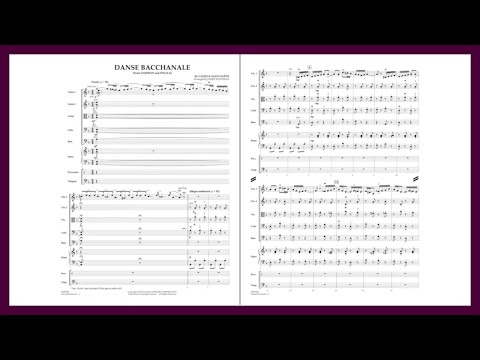 Danse Bacchanale by Saint-Saëns | Arr. Jamin Hoffman
