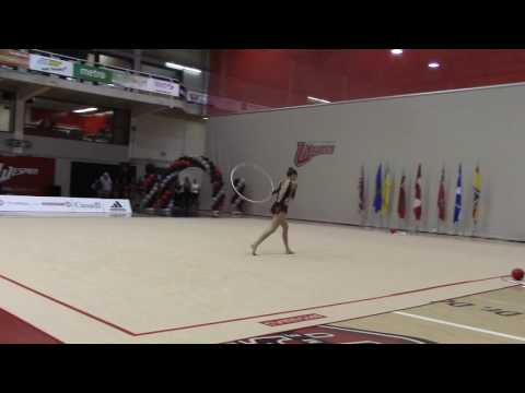Emma Lozhkin Senior Hoop 2016 CDN Championships RG Comp B