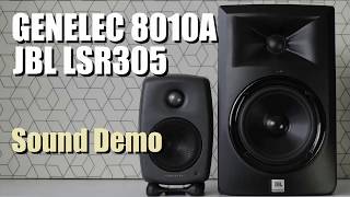 Video thumbnail for Genelec 8010A (G One) vs JBL LSR305  ||  Sound Demo w/ Bass Test by DSAUDIO.review