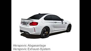 Video: Akrapovic Slip-On Line Titan Duplex Sportauspuff BMW M2 CS F87N