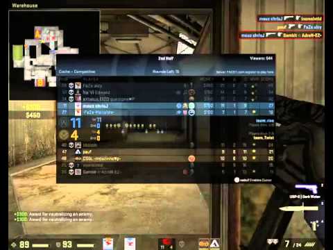 Mouz.ChrisJ insane pistol round 4k (including jumpshot)