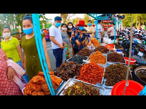 PHNOM PENH street food, walking tour Phnom Penh | Cambodian food tour 2022