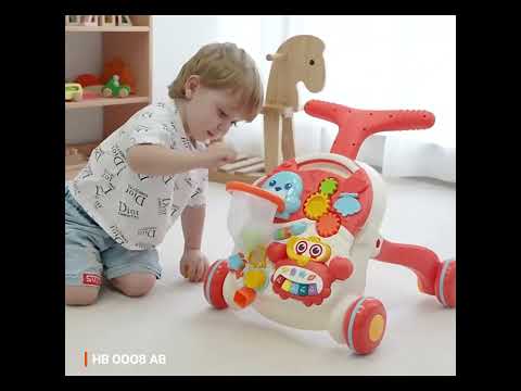 Каталка-ходунки HB 0008 AB (6шт) 44-47-47см, стіл 33-37-24см, муз., світло, бат., в кор-ці - фото 1 - id-p1963418233