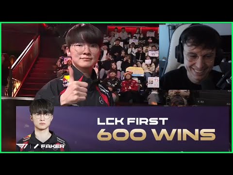 Faker Reaches 600 WINS In LCK