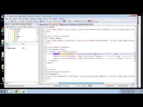 Learn How to Create an Address Book Using PHP and MySQL - Part 5