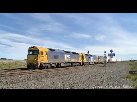 7902V Container Train From Mildura With BL26 BL33 G527 (14/9/2022) - PoathTV Australian Railways