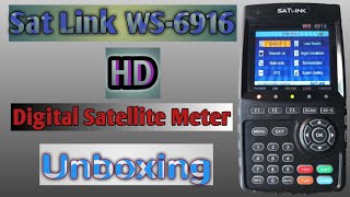 Satlink Ws-6916 Digital Satellite Finder Meter Unboxing & Setting...