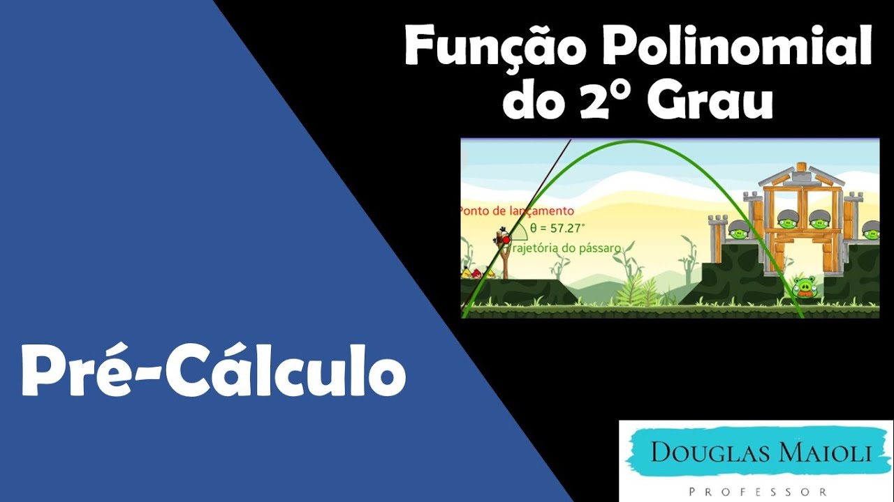 Pré-Cálculo -  Aula 13 - Função Polinomial do Segundo Grau