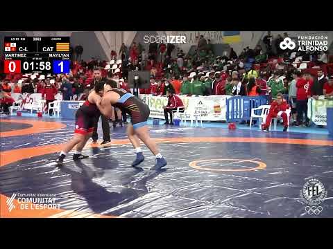 4º R. FS - 92Kg: MARTINEZ AFONSO, ALEJANDRO (C-L) MAYILYAN VARDANYAN, RAZMIK (CAT)