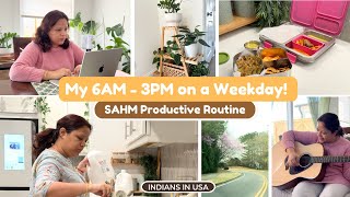 My 6AM to 3PM Routine as Stay at Home Mom of 2 | Morning Routine Vlog | Taking Care of Home & Myself