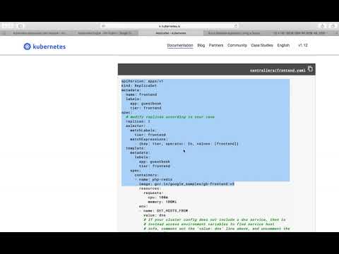 Kubernetes replicaSet demo
