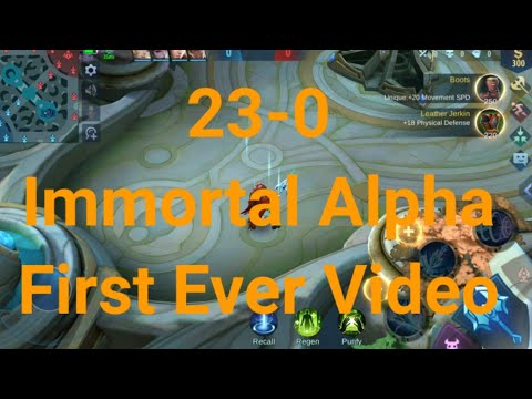 Unkillable Alpha:First Ever Original Video | Mobile Legends:Bang Bang