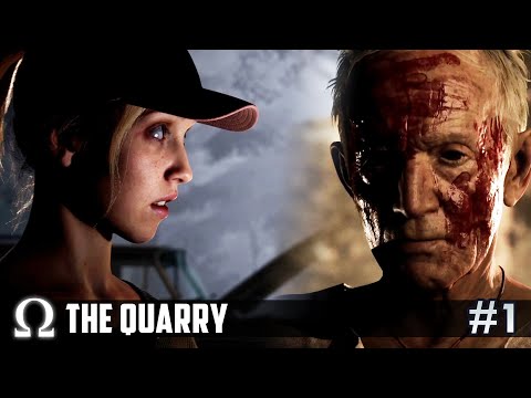 THE QUARRY Part 1 Gameplay Walkthrough - Prologue & Chapter 1 (Interactive Horror)