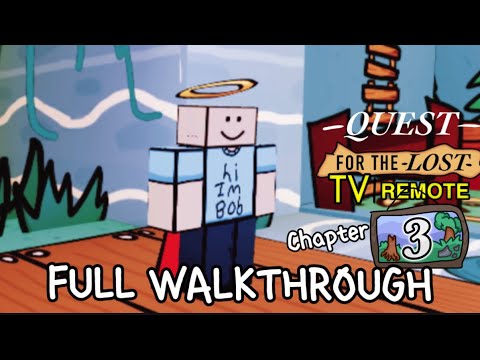 Quest for the lost TV remote chapter 3 full walkthrough (Roblox)