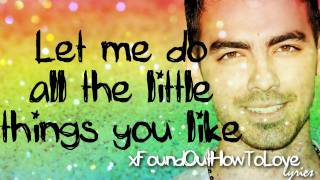 Make You Mine - Joe Jonas with lyrics on screen (October 2011 - album version) HD