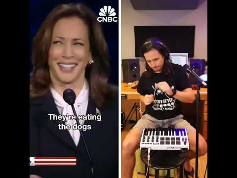 They are eating the dogs and cats song!