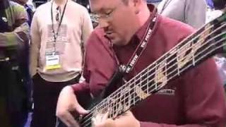 Scott Pazera & Yves Carbonne at jerzy Drozd Basses booth at NAMM 2006 show