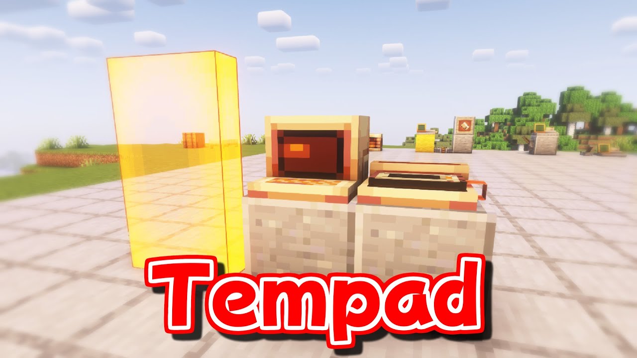 SFチックなワープゲート！「Tempad」を解説！【マイクラ1.21.1】