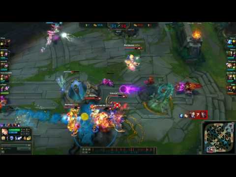 Lux next level mindgame on Ahri