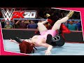 Red She Hulk V Giganta WWE 2K20 Requested Marvel DC Championship Match