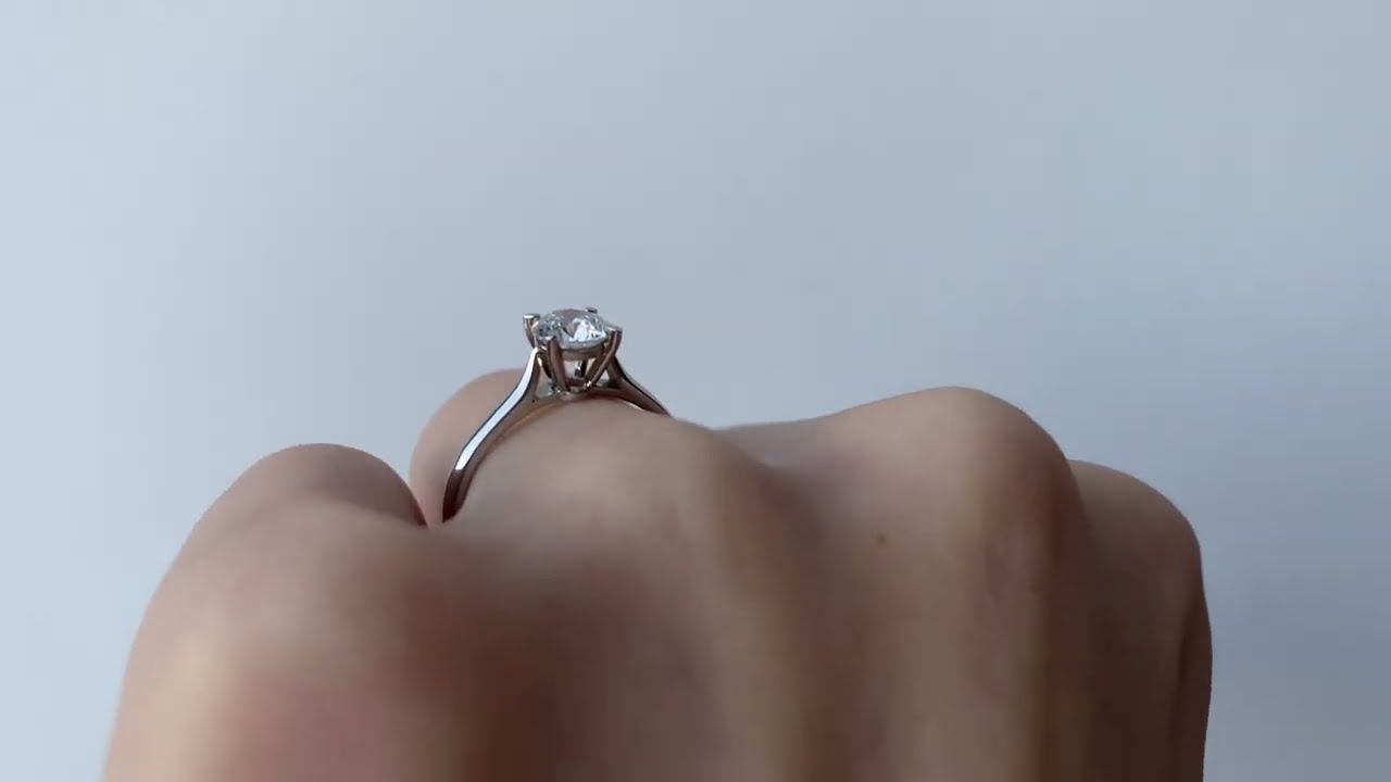 Style #3955-W with 0.7 carat