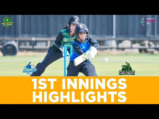 1st Innings Highlights | Dynamites vs Challengers | Final | Pakistan Cup Women’s Tournament | MA2A