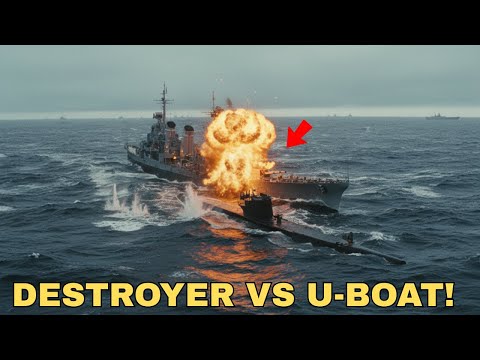 Germans in British Battleships | When a Destroyer Rammed a U-Boat and left the Crew in the Water