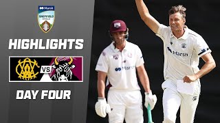 Western Australia v Queensland | Sheffield Shield 2023-24 | Day 4