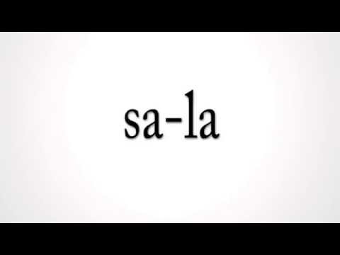 How to pronounce "sala" in portuguese