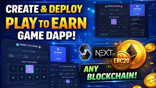 Create & Deploy Blockchain Play-to-Earn Game DApp | Earn ERC20 Tokens Using Solidity & Next.js 2026