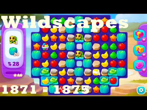 Wildscapes Level 1871 - 1875 HD Walkthrough | 3 - match game | gameplay | android | ios | pc | app