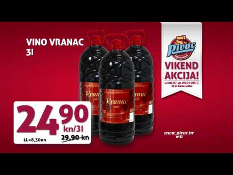 Pivac vikend akcija 6.7. - 9.7.2017.