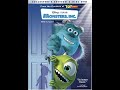 Opening Closing To Monsters Inc 2002 DVD Disc 1 Widescreen Selection 60fps