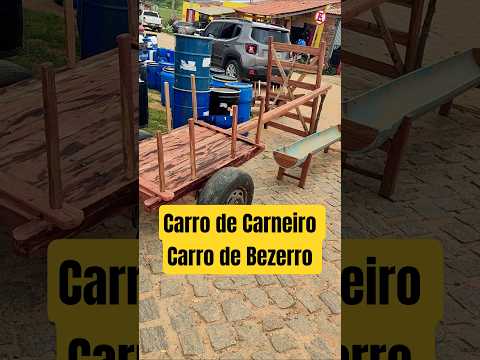 carro de Carneiro e Carro de Bezerros na Feira de Tabira-PE