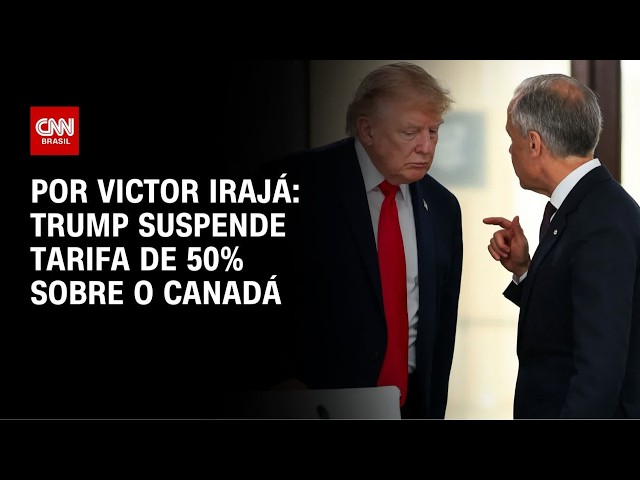 Trump suspende tarifa de 50% sobre o Canadá; veja análise | CNN NOVO DIA