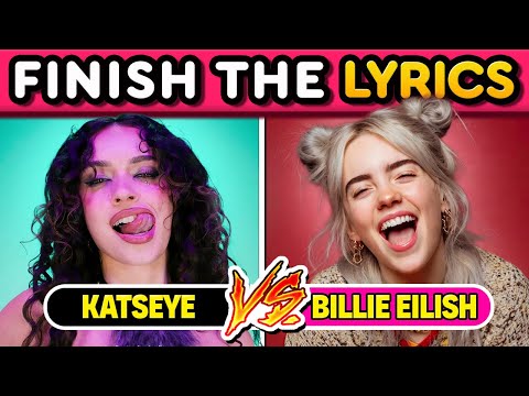 Finish The Lyrics Battle! 🎤 KATSEYE vs Billie Eilish vs RANDOM 🔥 Music Quiz