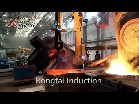 Melting slag collection