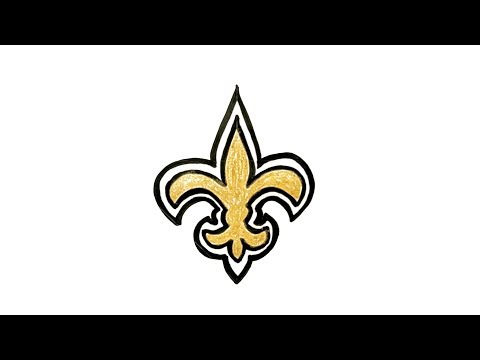 How to Draw the New Orleans Saints Logo