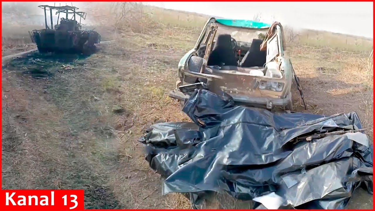 See what kind of car Putin's army use to carry their corpses left on the battlefield
