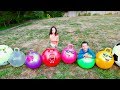 Giant Ball Race And Learn Colors For Toddlers And Children