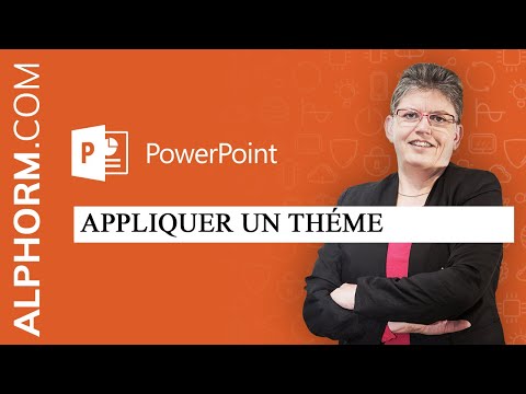 Comment appliquer un thème sous PowerPoint 2016 Vidéo Tuto