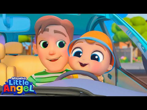 I Want To Be Like You 👨‍🍼 Super Dad Song 🦸 Little Angel Kids Songs | Bingo and Baby John