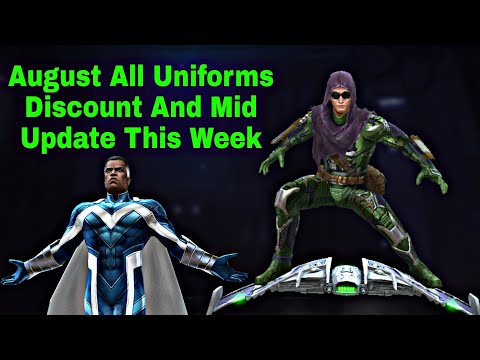 August Mid Update And All Uniforms Discount Date important Tips With Explain - Marvel Future Fight