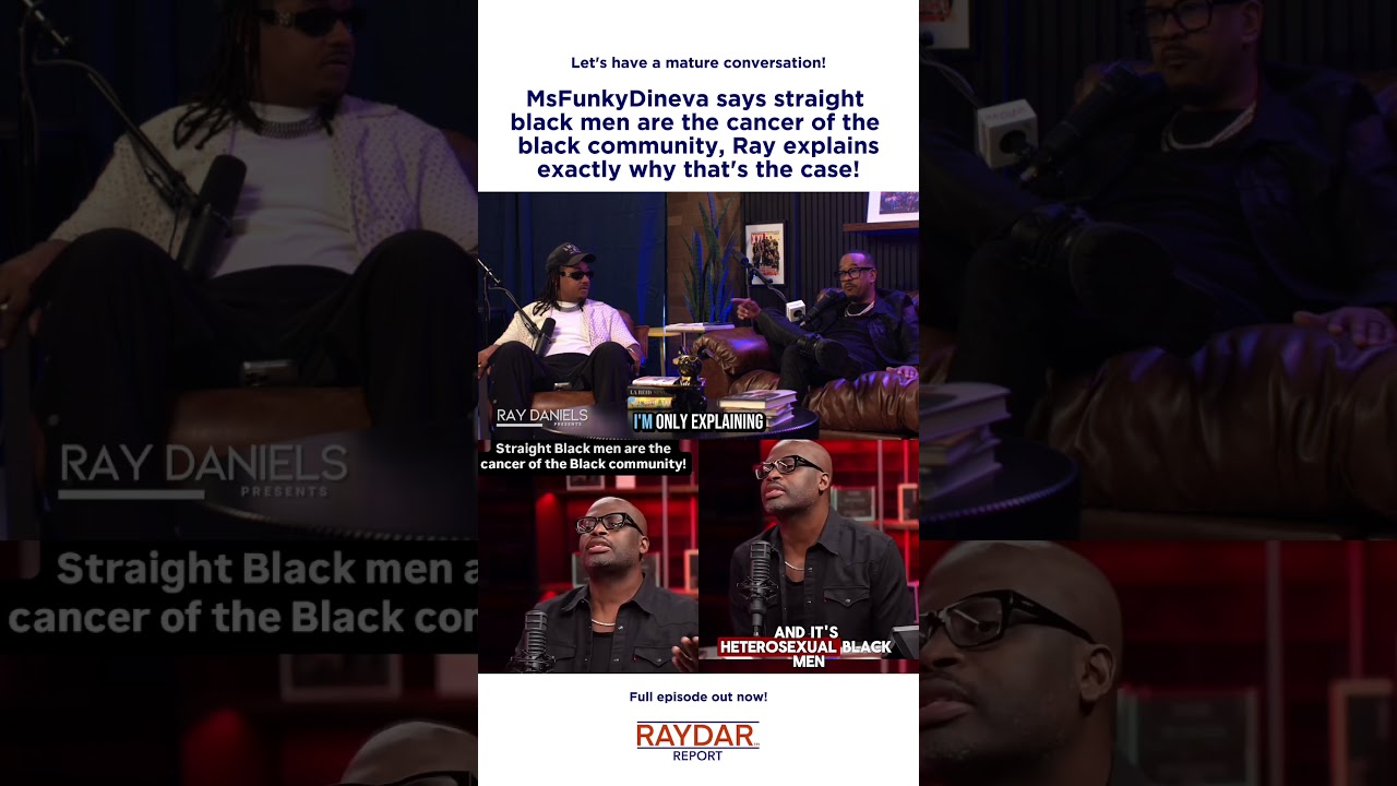 Funky Dineva says straight black men are the cancer of the black community?